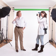 Foto: Senior woman in shooting session Senior woman in shooting session