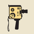 Vintage 8mm film camera