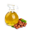 Filbert oil with hazelnuts nuts