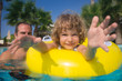 Photo: Child in swimming pool Child in swimming pool