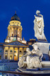 Church and statue of Schiller