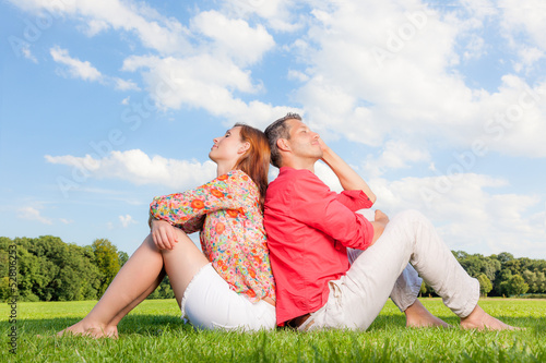 Photo: relaxing couple relaxing couple