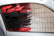 Car in a car wash