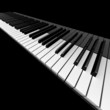 3D piano keyboard