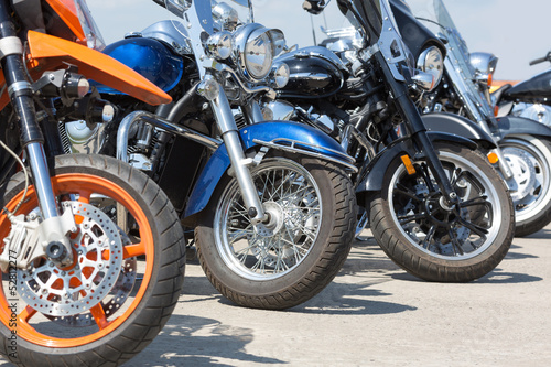 Photo: Colorful motorcycles Colorful motorcycles