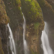 Detalle del salto de Murcarols. Cadi.