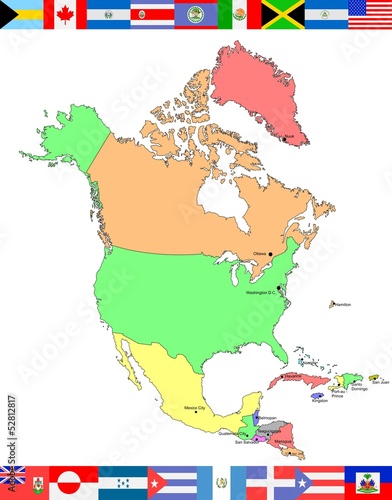 Vector: Nordamerika Nordamerika