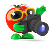 Tomato takes a picture of his friends