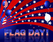 Vector: American Flag Day. American Flag Day.