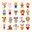 set of animal icons