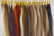 nuancier coiffure, mèches de cheveux