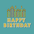 happy birthday candles