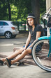 Young skateboarder
