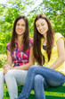 Happy teenage friends