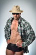 Photo: a muscular man a muscular man
