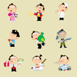 characters of different professions