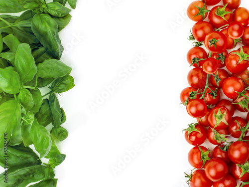 Photo: The Italian flag made up of fresh vegetables The Italian flag made up of fresh vegetables