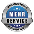 5 Star Button blau MEHR SERVICE EMS EMS