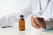 Doctor Is Giving A Medicine