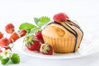 strawberry muffins