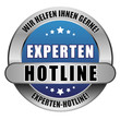 5 Star Button blau EXPERTEN HOTLINE WHIG EH