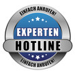 5 Star Button blau EXPERTEN HOTLINE EA EA