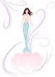 sirena e conchiglia