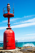 Small red lighthouse