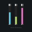 Loading bars for web design. Vector illustration