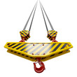 Construction crane hook