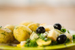 young boiled potatoes