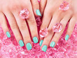 manicure and pedicure