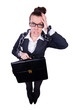 Woman with hands and handcuffs