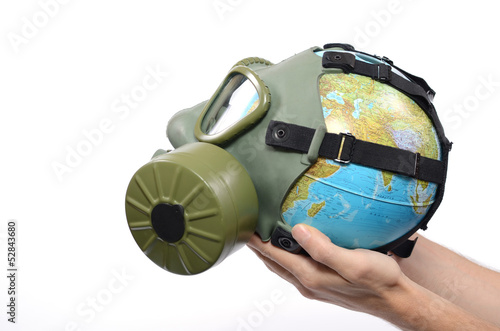 Photo: Global Earth pollution Global Earth pollution