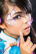 Beautiful asian woman with fashion make-up