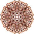 Ornate ethnic henna colors vector mandala