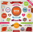 Vector: retro ribbons and vintage labels, banners and emblems eps 10 retro ribbons and vintage labels, banners and emblems eps 10