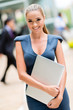 Photo: Business woman with a laptop Business woman with a laptop