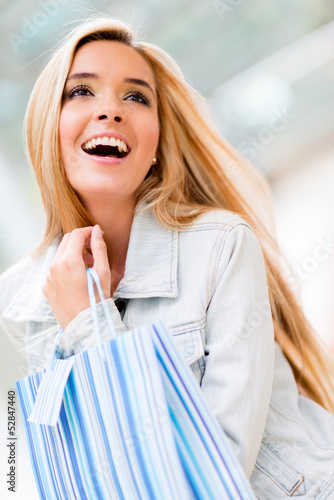 Photo: Happy shopping woman Happy shopping woman
