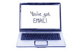 Laptop Computer with Message