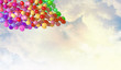 Balloons in sky