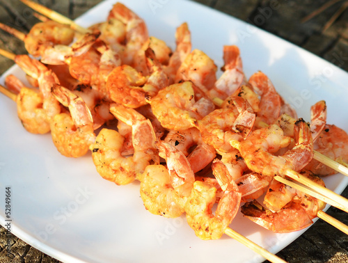 Photo: shrimp kebab shrimp kebab
