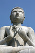Buddha statue with blue sky