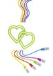 brain icon with colourful network cable
