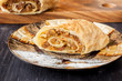 Photo: Strudel with apples Strudel with apples