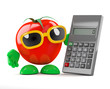 Tomato calculates his calories