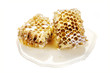 honeycomb on white background