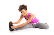 Woman Stretching Her Legs