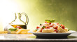 Photo: Macaroni with tomatoes parmesan and basil Macaroni with tomatoes parmesan and basil