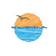 Vector logo summer